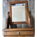 Vintage table top shaving mirror stand