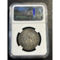 1892 Two and a Half Shilling NGC XF45.