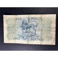 MH de Kock 1 Pound note.