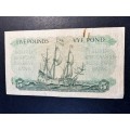 MH de Kock 5 Pound note. 1957.