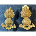 SADF - Artillery Cap/Collar Badge Set