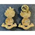SADF - Artillery Cap/Collar Badge Set