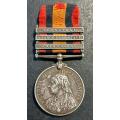Full Size Queen South Africa Medal (QSA) To: Q.M Serjt A Burrows C.M.S.C