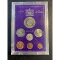The Royal Silver Wedding Coin Set. 20 November 1972