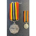 SADF - Full Size Southern Africa Medal with Miniature