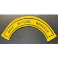 Rhodesia - BSAP Special Reserve Shoulder Title