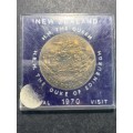 New Zealand one dollar 1970