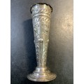Silver vase in sterling silver