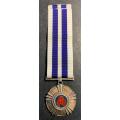 SADF - Full Size Pro Merito Medal ( Silver ) - Numbered