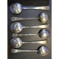 Argyle Plate soup spoons x 6