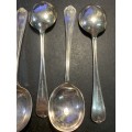 Argyle Soup Spoons x 12