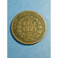 East India Company 1/2 Anna from 1835