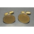1958 Union of South Africa Farthing Cufflinks