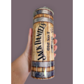 Jack Daniels Wood-Look Stainless Steel Tumbler With Straw