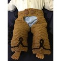 Crocheted Baby Boy Cowboy Photo Prop - Cowboy Hat, Chaps & Boots Set