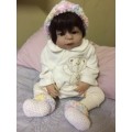 Crocheted Baby Shoes & Beanie Set (0-3 Months)