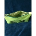 Embroidered Make Up Bag - Waterproof Canvas - Fully Lined