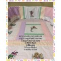 CLEARANCE SALE! EMBROIDERED BABY BEDDING SET