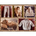 KNITTED BABY SET - 0 TO 3 MONTHS