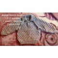 KNITTED BABY SWEATER - 9-12 MONTHS