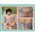 UNDER R100 CLEARANCE SALE! CROCHET BABY JACKET, PANTS, AND BOOTIES- NEWBORN TO 2 MONTHS