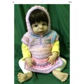 UNDER R100 CLEARANCE SALE! CROCHET BABY PONCHO HOODIE- NEWBORN TO 3 MONTHS+