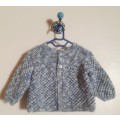 KNITTED BABY MATINEE JACKET AND BOOTIES - NEWBORN TO 3 MONTHS