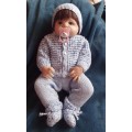 KNITTED BABY MATINEE SET - NEWBORN TO 2 MONTHS