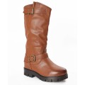 Ladies knee high boots Brown `FREE SHIPPING`