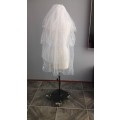 Bridal Veil, White, Mid-Length