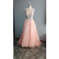 Matric Dress, Formal Dress, Size 16-18, Peach