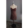 Ladies Summer Dress, Brown, Size 28