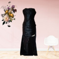 Matric gown. High Slit Skirt and Corset Top. Velvet Size 32/34 Evening Dress
