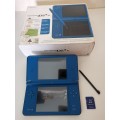 Nintendo DSi XL (Blue) and DS Game