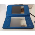 Nintendo DSi XL (Blue) and DS Game