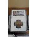 Mandela 90th Birthday R5 NGC graded, NEW LABEL, MS66, R5, 50 x bid per coin.  ***High grade***