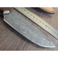 Handmade DAMASCUS Steel Hunting Knife with Wooden handle scale.  GREAT GIFT !!!!!!