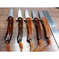 Damascus VG-10 Stainless Steel folding knife, RAZOR Sharp, New Stock, High Quality, FREE Bracelet.