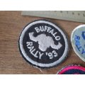 Buffalo Rally Patches,  Very scarce 93, 94,95,96,97,98,99  One bid for all, see pictures for cond
