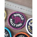 Buffalo Rally Patches,  Very scarce 2000 - 2008  One price for all. see pictures for condition.