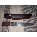Damascus handmade knife made by CK