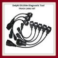 CDP Truck Cables 8 Pieces for Delphi  DS150E CDP For Multi-Brand Trucks OBDII Connectors