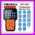 Foxwell NT650 OBD2 Car Diagnostic Tool ABS Airbag SAS EPB DPF TPMS Oil Reset Injector ODB2 Scanner