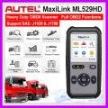 Autel MaxiLink ML529HD Car Diagnostic Tool Full OBD2 EOBD Scanner Support Heavy Duty Code Reader