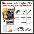 Xhorse Condor Dolphin XP007 Manual Key Cutting Machine for Laser, Dimple and Flat Keys