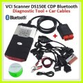 VCI DS150E OBDII Bluetooth Diagnostic Tool with V2020.23 Software With 8 Car Cables.