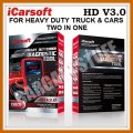 iCarsoft HD V3.0 2 in 1 for Heavy Duty Trucks & Cars Diagnostic Tool