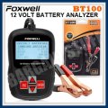 Foxwell BT100 12V Car Battery Tester / Analyzer for Flooded/AGM/GEL