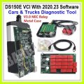 VCI DS150E (Like Delphi) OBDII Bluetooth Diagnostic Tool with 2020.23 software for Cars & Trucks.