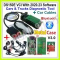 Delphi DS150E OBDII Bluetooth Diagnostic Tool with Latest Software V2020.23 With 8 Car Cables.